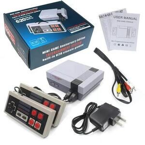 Retro Controllers with 620 Built-in Classic Plays, 8-Bit Video Play System